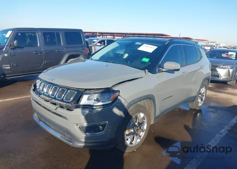 2020 Jeep Compass Limited Fwd from USA, damaged, VIN 3C4NJCCB4LT155613